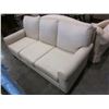 Image 2 : TAN UPHOLSTERED SOFA
