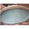 Image 2 : VINTAGE GREEN POTTERY BASKET