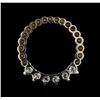 Image 2 : 0.47 ctw Diamond Pendant - 14KT White Gold