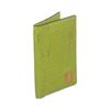 Image 8 : MCM Lime Green Croc Embossed Passport Holder