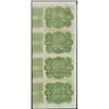 Image 2 : Uncut Sheet of (4) State of Louisiana Baby Bond Obsolete Notes