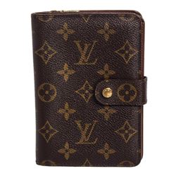 Louis Vuitton Monogram Canvas Leather Porte Papier Zippe Wallet