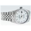 Image 3 : Rolex Mens Stainless Mother Of Pearl Diamond 36MM Datejust Wristwatch