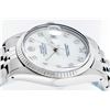 Image 4 : Rolex Mens Stainless Mother Of Pearl Diamond 36MM Datejust Wristwatch