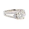 Image 1 : 2.17 ctw Diamond Ring - 14KT White Gold