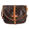 Image 1 : Louis Vuitton Monogram Canvas Leather Saumur 30 cm Messenger Bag