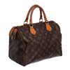 Image 1 : Louis Vuitton Monogram Canvas Leather Speedy 30 cm Bag