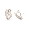 Image 2 : 1.2 ctw Diamond Earrings - 18KT White Gold