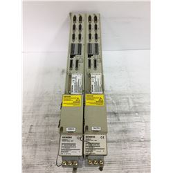 (2) SIEMENS 6SN1162-1AA00-0AA0 SIMODRIVE W/ 6SN1115-0BA11-0AA1 CARD