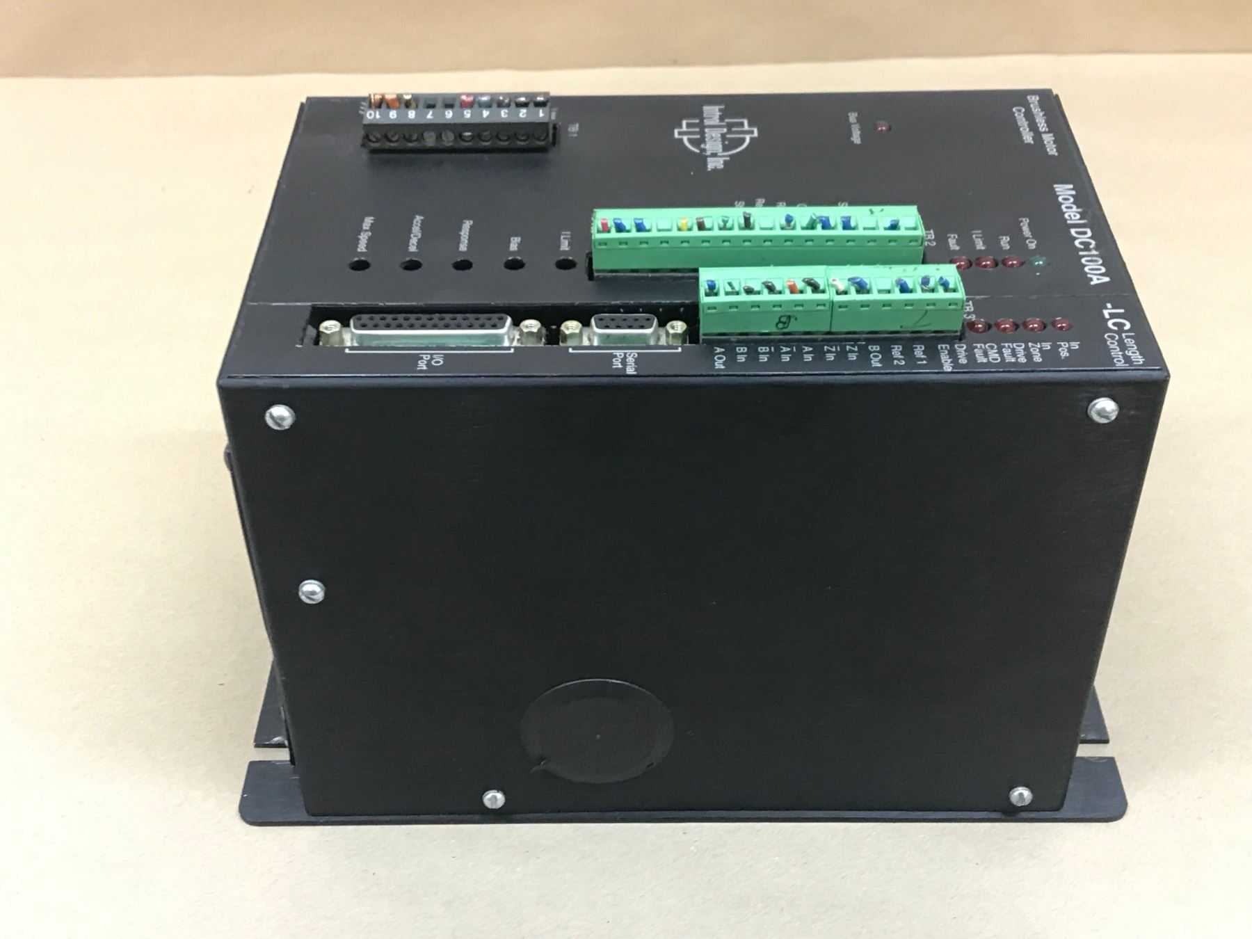INTROL DESIGN DC100A BRUSHLESS MOTOR CONTROLLER