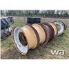 Image 2 : (4) 42" TRACTOR TIRE RIMS