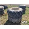 Image 1 : (2) ARMSTRONG 23.1-26 TRACTOR TIRES & RIMS