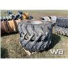 Image 2 : (2) ARMSTRONG 23.1-26 TRACTOR TIRES & RIMS
