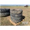 Image 2 : (4) GOODYEAR 11R24.5 TRUCK TIRES