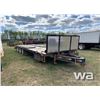 Image 2 : RENN 9 X 28 FT. 3 AXLE EQUIPMENT TRAILER