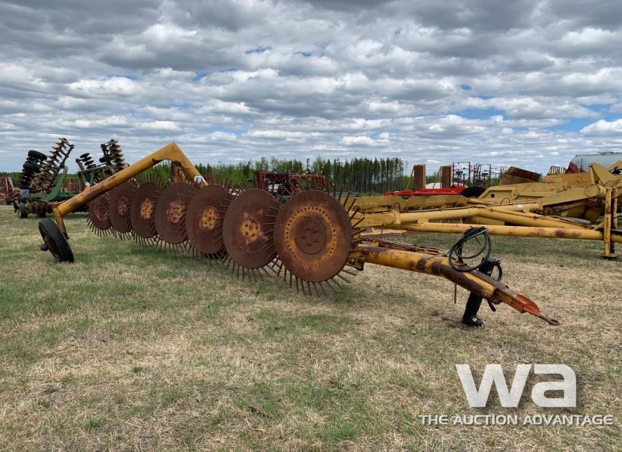 DIKA 7 WHEEL ROOT RAKE