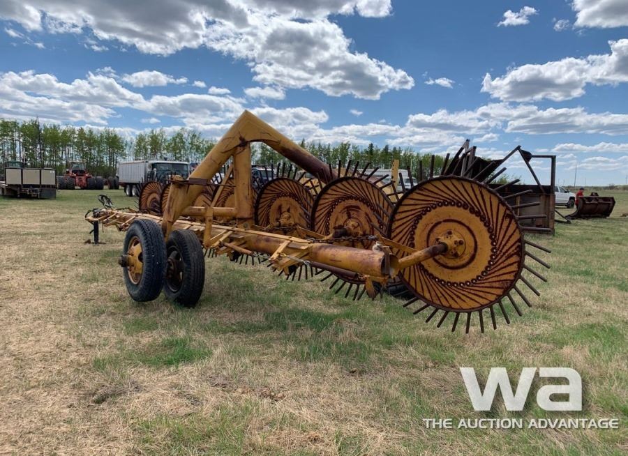 DIKA 7 WHEEL ROOT RAKE