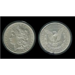 1887s Morgan Dollar in airtite. MS-62. Rare high grade. Trends $225