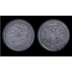 1893cc Morgan Dollar in airtite. XF detail. Rare cc. 677,000; Minor non-distracting rim nicks. Trend