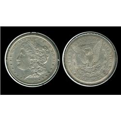 1897 Morgan Dollar. AU-58/MS