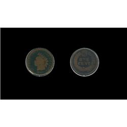 1869 Indian Head Penny. G. Tuff early date