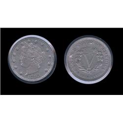 1883 Liberty “V” Nickel. No cents. MS