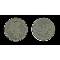 1914s Barber Quarter. G. Rare Date 264,000