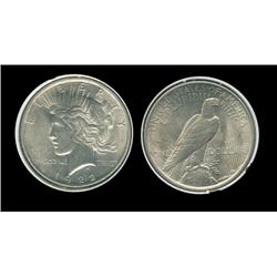 1922 Peace Dollar. MS-63