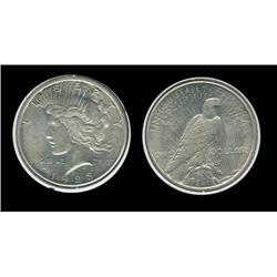1923d Peace Dollar. MS-63. Trends $120