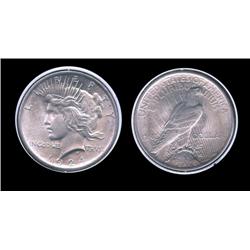 1924 Peace Dollar. MS-64