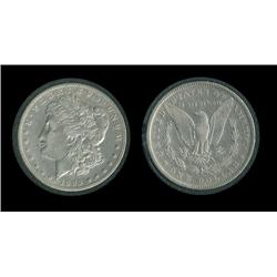 1893o Morgan Dollar in airtite. XF. Key. 300,000. Trends $600