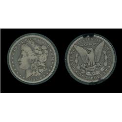1895o Morgan Dollar in airtite. VG. Key. 450,000