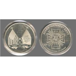 Sterling silver VFW Kent medal 1995 era