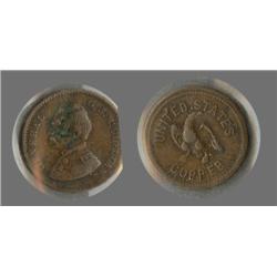 General McLelland Patriotic Civil War token