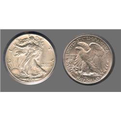1945 Walking Liberty Half Uncirculated