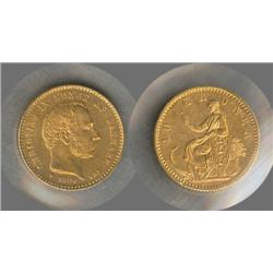 Denmark 10 Kronor Gold 1900