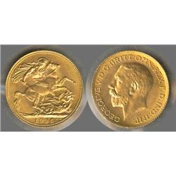 Great Britain Gold Sovereign 1925 Choice BU