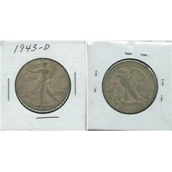 1943 D WALKING LIBERTY.