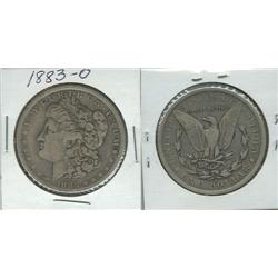 1883 O MORGAN SILVER DOLLAR.