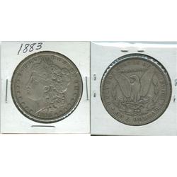 1883 MORGAN SILVER DOLLAR.