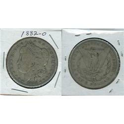 1882 O MORGAN SILVER DOLLAR.
