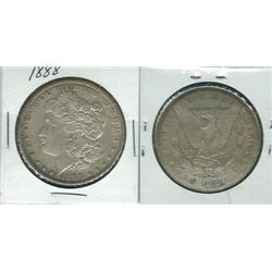 1888 MORGAN SILVER DOLLAR.