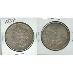 1889 MORGAN SILVER DOLLAR.