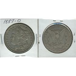 1887 O MORGAN SILVER DOLLAR.