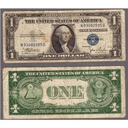 Series 1935C $1 Silver Certificate Blue Seal T70115038D