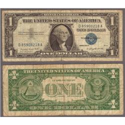 Series 1957B $1 Silver Certificate Blue Seal T70784149A