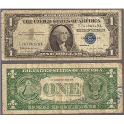 Series 1957B $1 Silver Certificate Blue Seal X57575130A