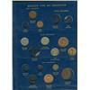 Image 1 : Mexico Type coin collection starter set 22 coins; Includes several large silver coins in Whitman alb