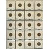 Image 1 : Old dealers stock in brown album; Over 180 coins, mostly Lincoln cent but some others, fun lot!
