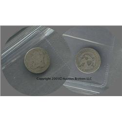 1829 Bust Dime circulated; Low grade but decent!